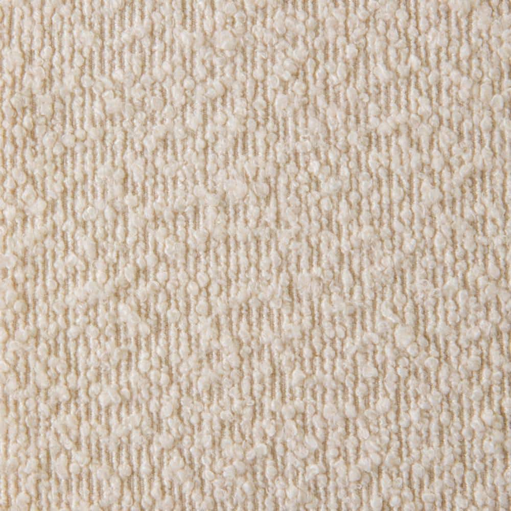 Harper Cream Boucle Upholstered Metal Bench