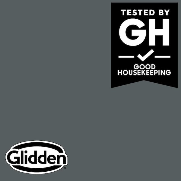 Glidden Premium 1 qt. Mostly Metal PPG1036-7 Flat Interior Latex Paint