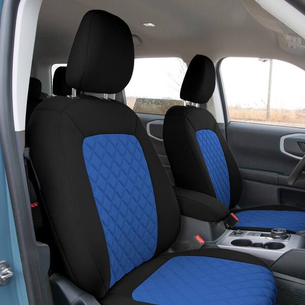FH Group Neoprene Custom Fit Seat Covers for 2021 - 2022 Ford Bronco Sport  - Full Set DMCM5018BLUE-FULL - The Home Depot