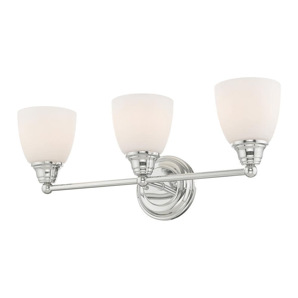 Beaumont 3 Light Polished Chrome Bath Vanity