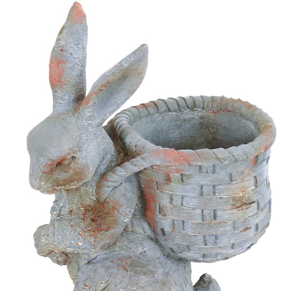 Grove Bunny Figurine - Hand Painted Carrot – Rookwood Pottery