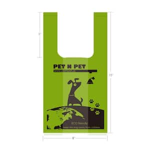 Premium Pet Poop Bags 800 Counts Unscented Tie Handle Dog Waste Poop Bags Green 4 Value Packs