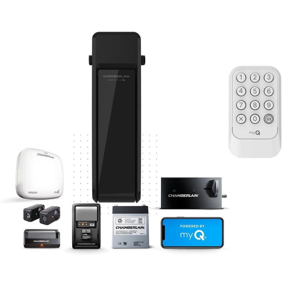 Wall Mount Drive Ultra-Quiet Smart Garage Door Opener with Battery Backup and WiFi Connection Plus CH348 price history on PriceWatchPro