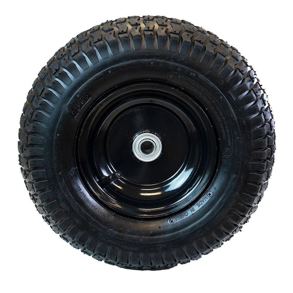 4-Pack Pneumatic Tire Yard Cart 13 in Truck Wheel Replacement by Farm Ranch 