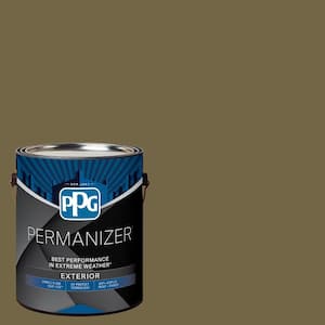 1 gal. PPG1112-7 Olive Semi-Gloss Exterior Paint