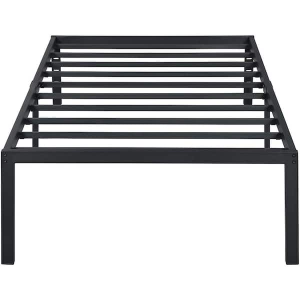 Platform Twin XL Size Bed Frame Metal Steel 14 Inch Home Bed Mattress Foundation 