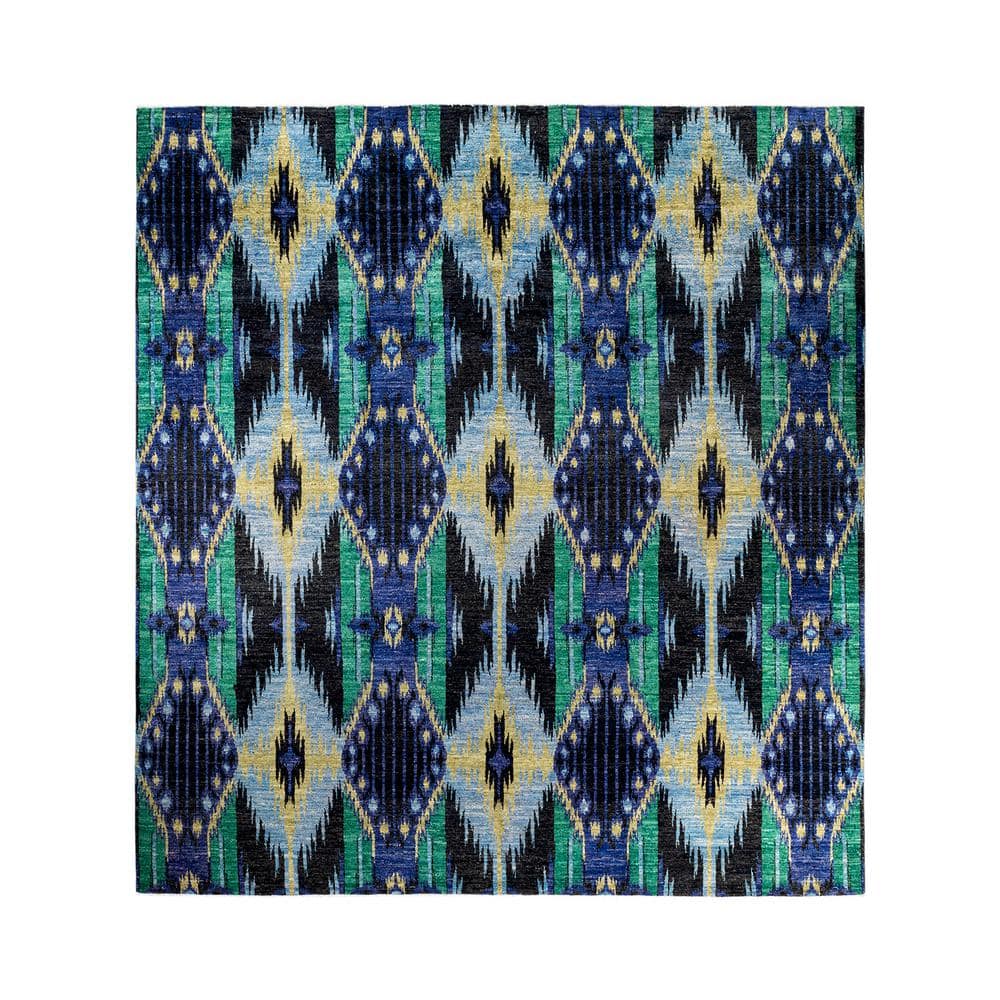 Modern Handmade Black 12 ft. 5 in. x 11 ft. 10 in. Indoor Area Rug price history on PriceWatchPro