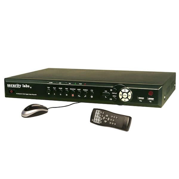 Security Labs 16-Channel 500 GB Hard Drive DVR with Remote Viewing-DISCONTINUED