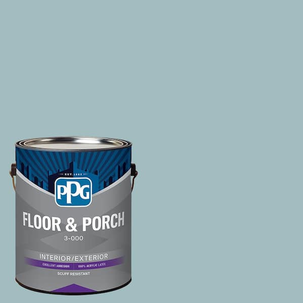 1 gal. PPG1148-4 Lazy River Satin Interior/Exterior Floor and Porch Paint