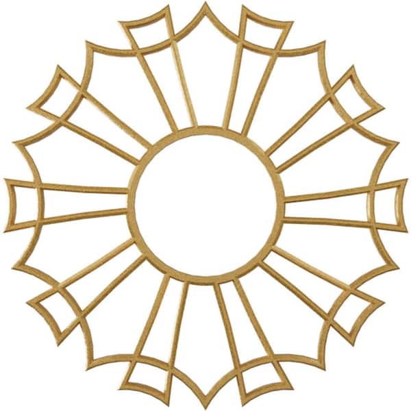 Ekena Millwork 1 in. x 34 in. x 34 in. Augustus Architectural Grade PVC Peirced Ceiling Medallion