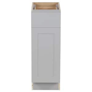 Cambridge Gray Shaker Assembled Base Cabinet with Soft Close Full Extension Drawer (12 in. W x 24.5 in. D x 34.5 in. H)