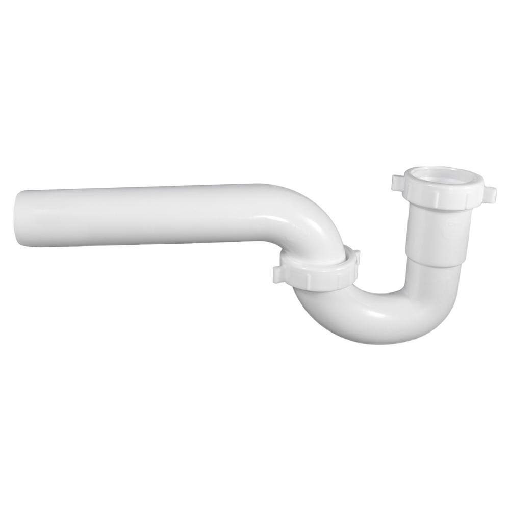 The Plumber's Choice 1-1/2 in. Polypropylene P-Trap for Tubular Drain ...