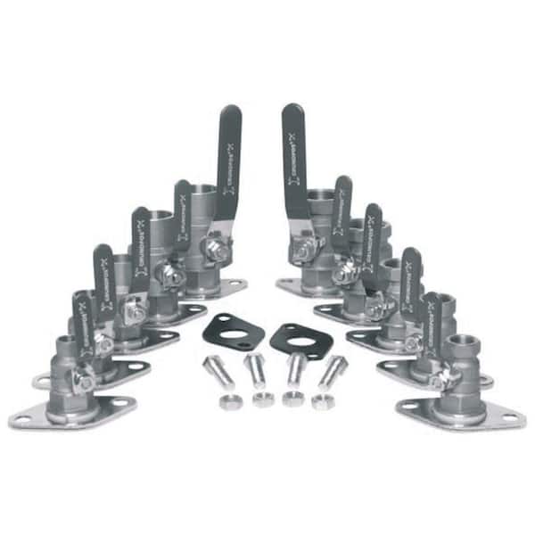 Grundfos Dielectric Isolation Bronze Valve Kit for UP Series Circulator Pumps - 1-1/4 in. NPT