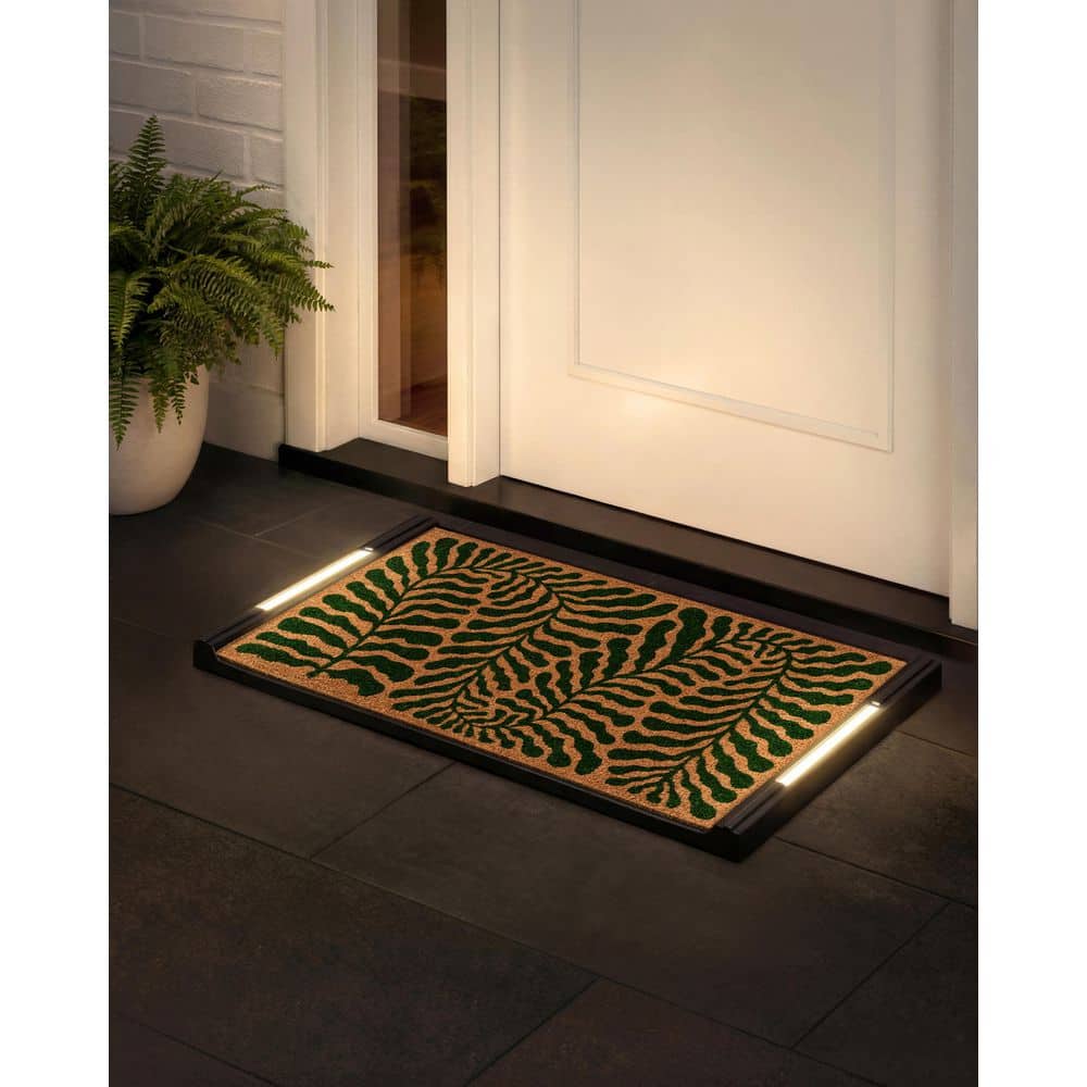 BriteStep Typography 32.5 in. x 18.5 in. Pressure-Activated, Wireless, Auto Shut-Off, Indoor/Outdoor LED Door Mat price history on PriceWatchPro