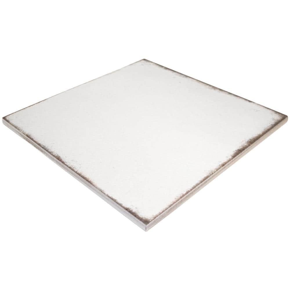 Santa Fe White Matte Porcelain 8x8 Floor and Wall Tile