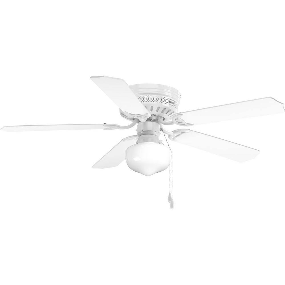 White Opal Glass LED Ceiling Fan Light Kit