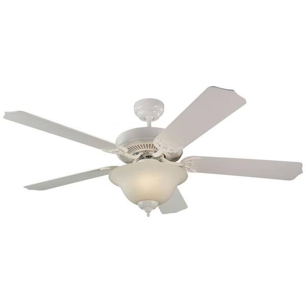 Generation Lighting Homeowner Max Plus 52 in. White Ceiling Fan