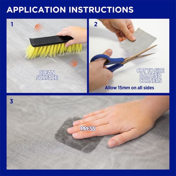 16.4 ft x 1.97 in Flyscreen Repair Tape