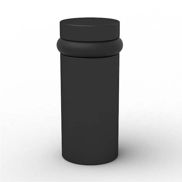 Floor Door Stopper - Quickly Installed Wall Protector from Door Knobs - Mounting Hardware Included - Round Shape