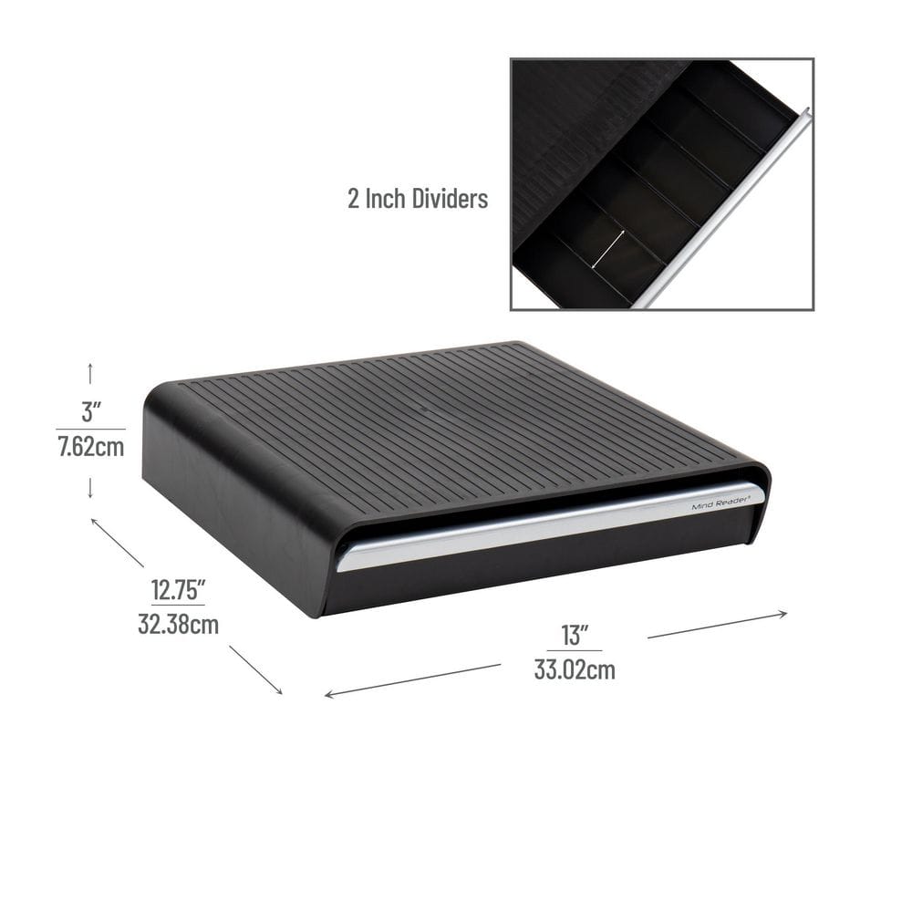 Black Single-Serve Coffee Pod Drawer and Organizer