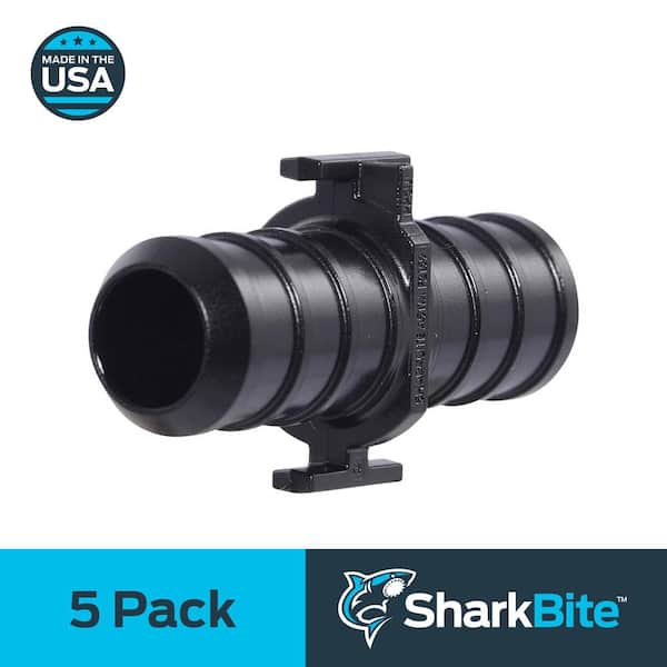 SharkBite 1/2 in. PEX Crimp Poly Coupling (5-Pack)