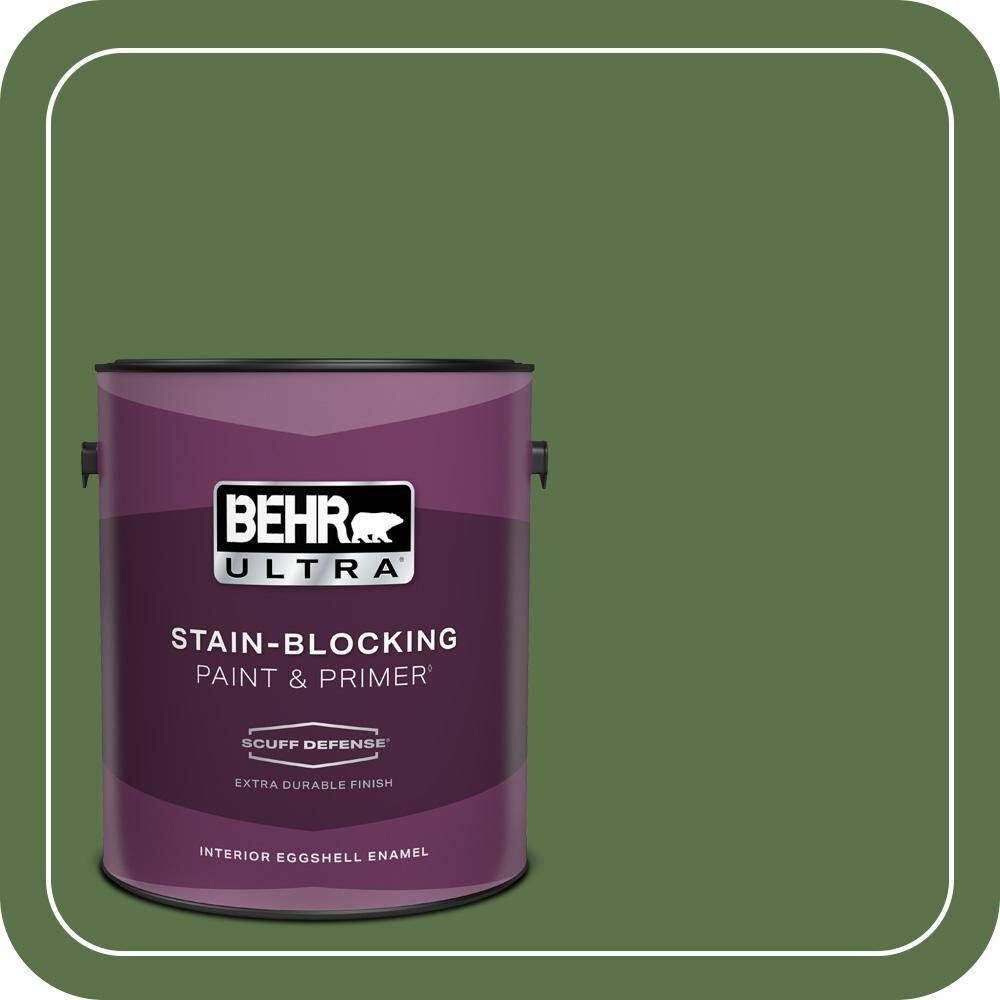 1 gal. #MQ6-48 Hummingbird Green Extra Durable Eggshell Enamel Interior Paint & Primer price history on PriceWatchPro