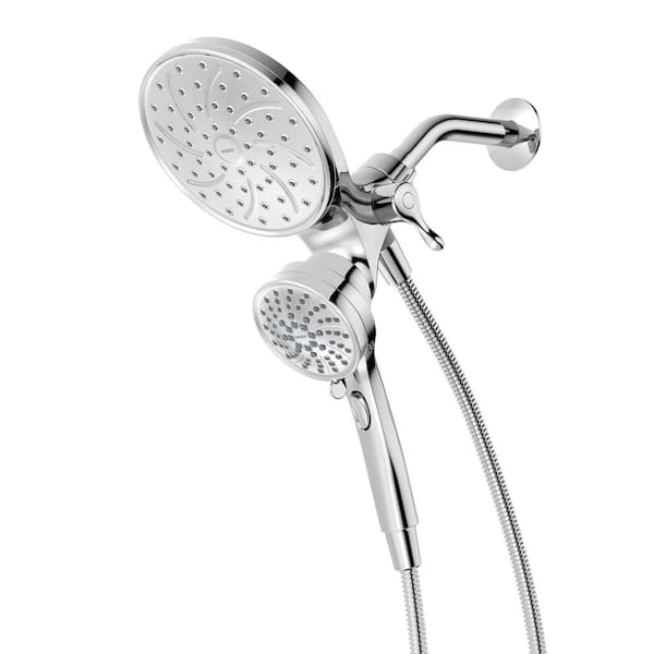 MOEN Attract 6-Spray Hand Shower and Shower Head Combo Kit with Magnetix in Chrome