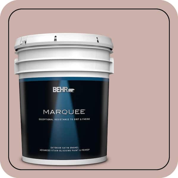 BEHR MARQUEE 5 gal. Home Decorators Collection #HDC-CT-07A Vintage Tea Rose Satin Enamel Exterior Paint & Primer