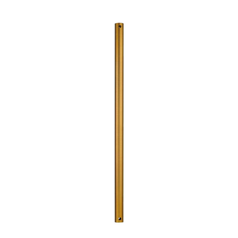 ARRANMORE LIGHTING & FANS 24 in. Aged Brass Steel Extension Downrod AR