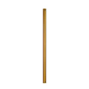 24 in. Aged Brass Steel Extension Downrod