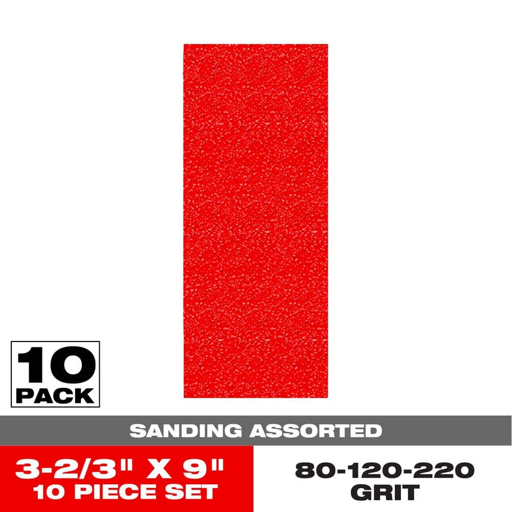 DIABLO 1/3 Sheet Assorted Hand Sanding Sheets