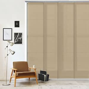 Snooze Cordless Semi-Sheer Fabric Vertical Blind with 23 in. Slats 86 in. W x 96 in. L