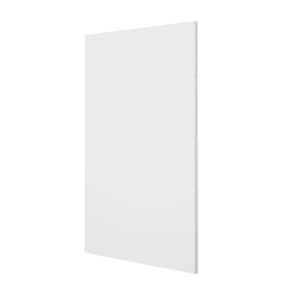 Designer Series 0.625x34.5x23.7 in. Base End Panel in White