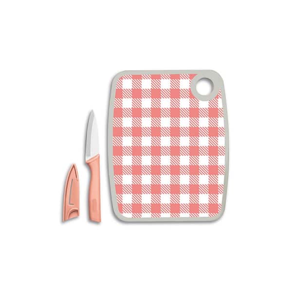 Unbranded 3-Piece Cutting Board and Paring Knife Set
