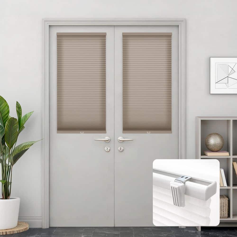 Latte Cordless Light Filtering Magnetic Cellular Shade - 27 in. W x 72 in. L price history on PriceWatchPro