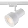 EnviroLite Large 1-Light Solid White Step Cylinder Integrated LED Track ...