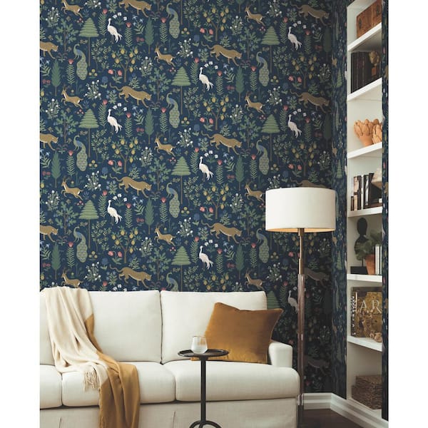 Menagerie Unpasted Wallpaper (Covers 60.75 sq. ft.)