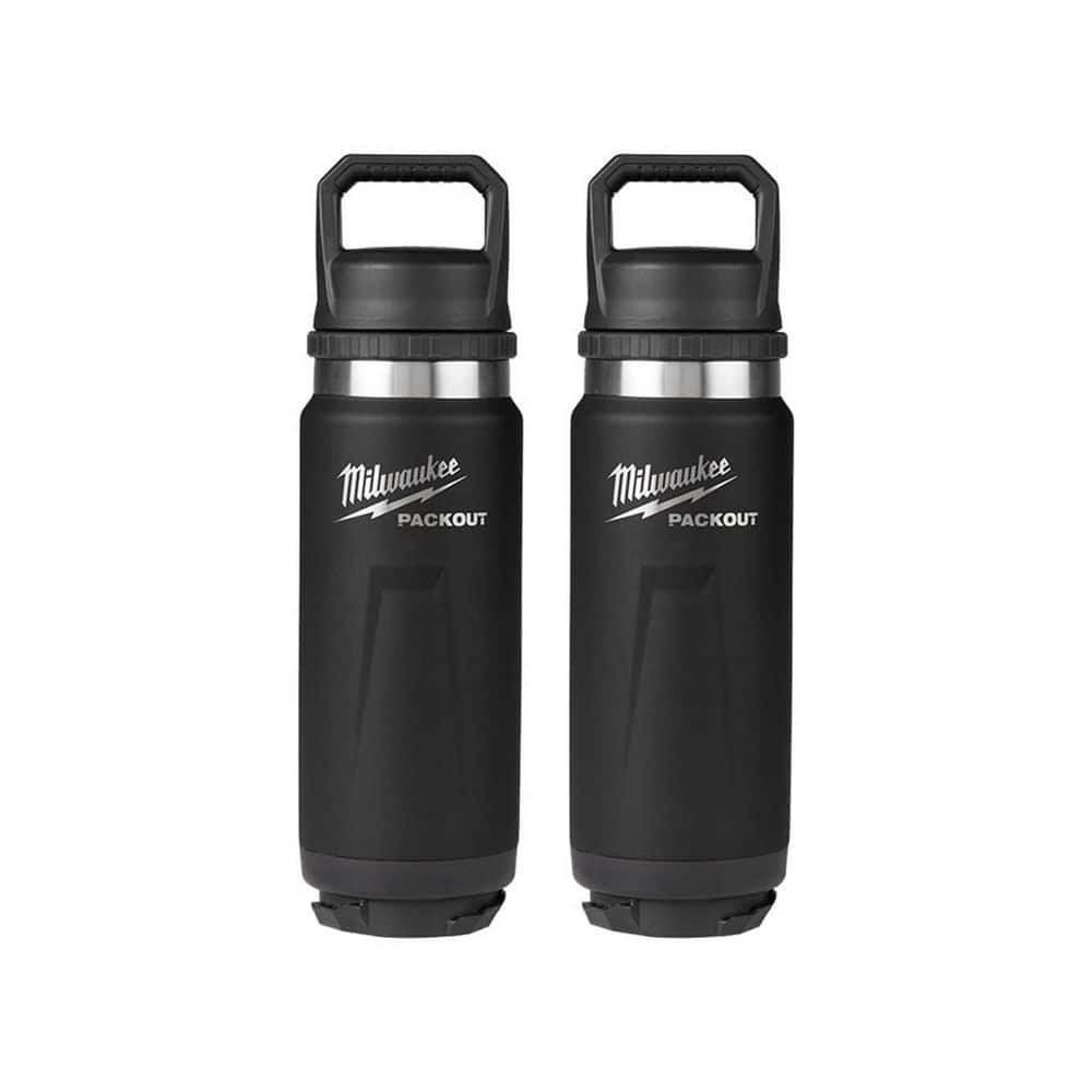 PACKOUT Black 24 oz. Insulated Bottle with Chug Lid (2-Pack) price history on PriceWatchPro