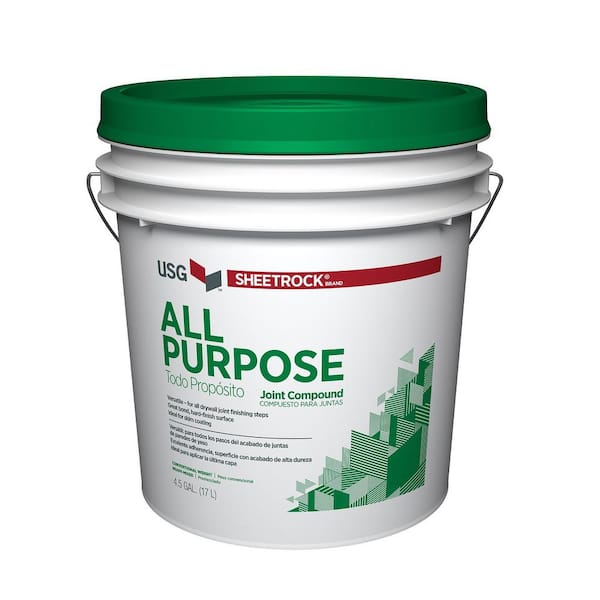 USG Sheetrock Brand 4.5 gal. All Purpose Ready-Mixed Joint Compound 380501  - The Home Depot