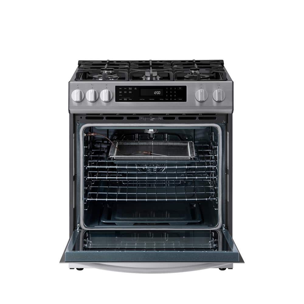 30-inch Stainless Steel Freestanding Gas Range with Convection and Self-Cleaning