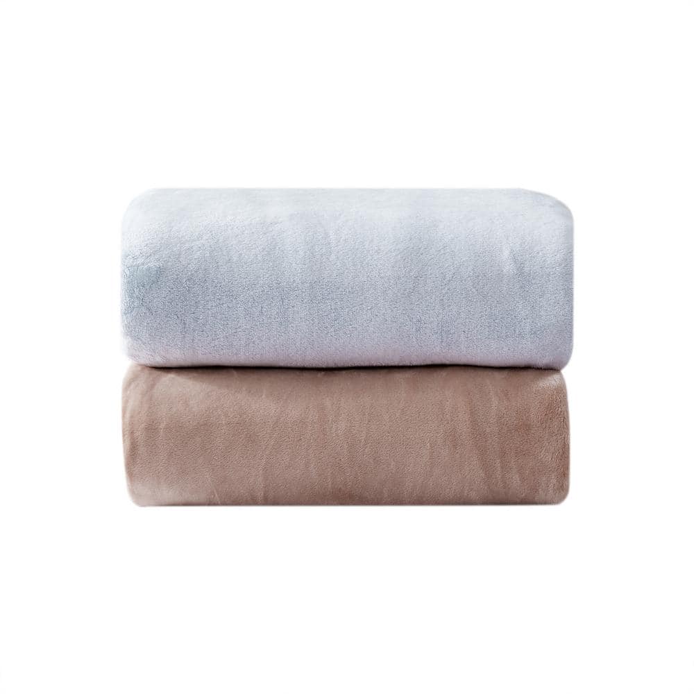 Full Pastel Blue Ultra Soft Plush Fleece Blanket