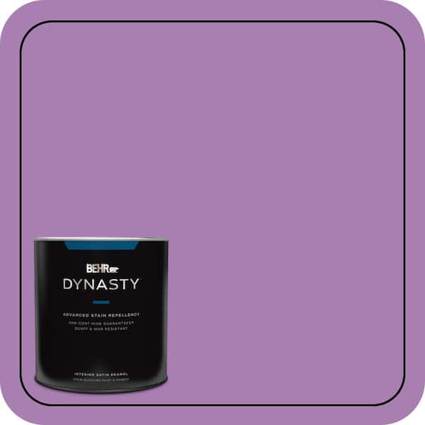 BEHR DYNASTY 1 qt. #P100-5 I Heart Potion Satin Enamel Interior Stain-Blocking Paint and Primer
