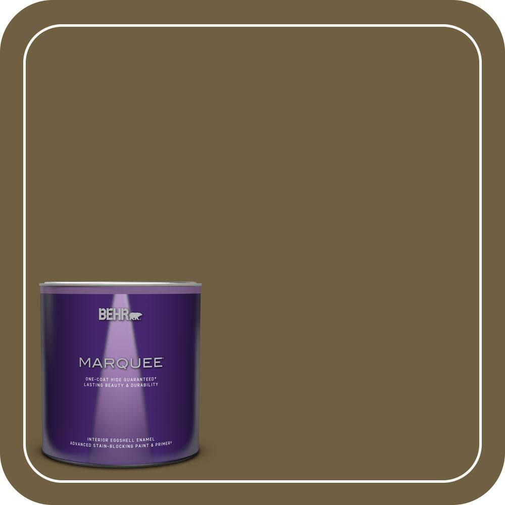 1 qt. #360F-7 Olive Shadow Eggshell Enamel Interior Paint & Primer price history on PriceWatchPro