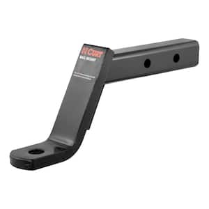 7,500 lbs. 6 in. Drop Dual-Length Trailer Hitch Ball Mount Draw Bar (2 in. Shank, 9-1/4 in. or 12-1/4 in. Long)