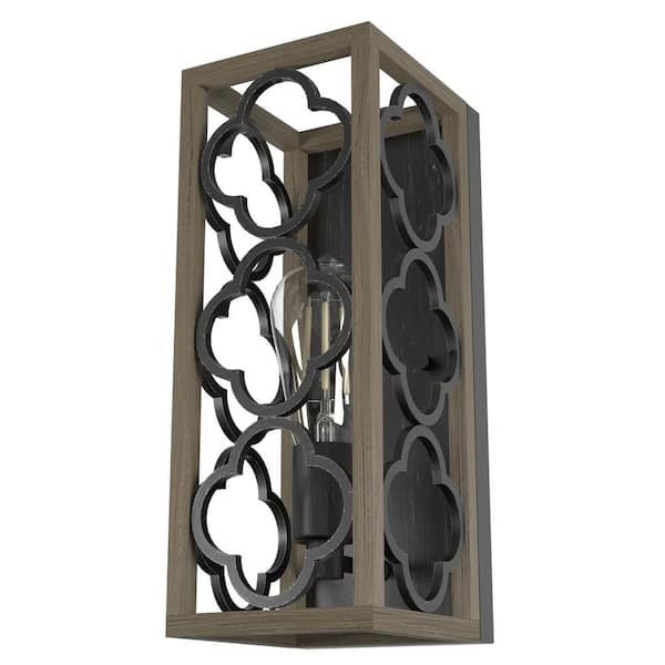 Gablecrest 1 Light French Oak Wall Sconce Bathroom Light