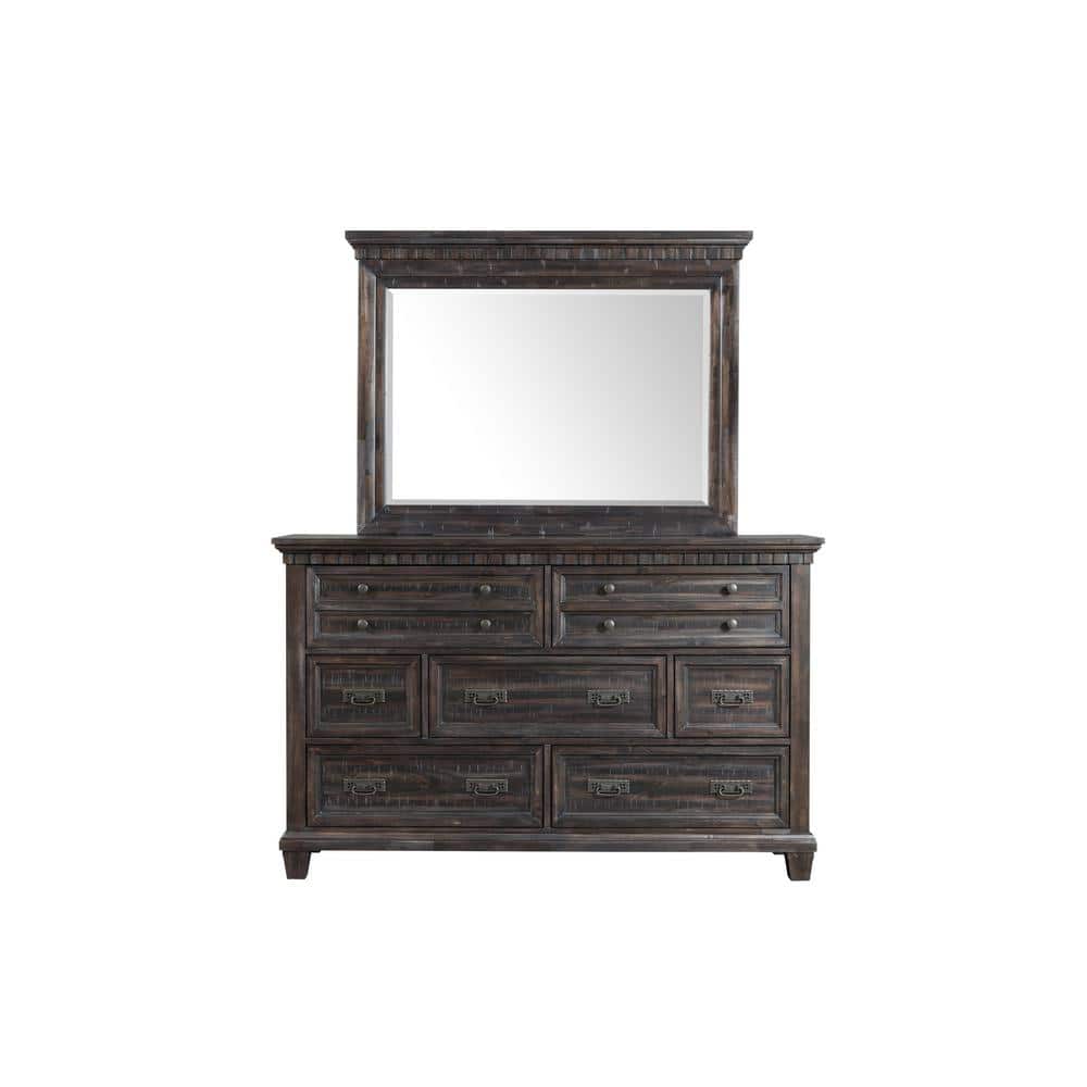 Picket House Furnishings Steele 7Drawer Smokey Gray Oak Dresser with