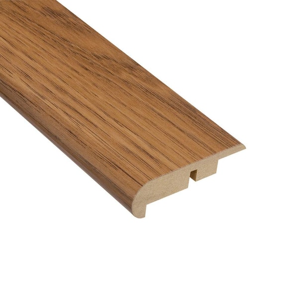 HOMELEGEND Hickory 7/16 in. Thick x 2-1/4 in. Wide x 94 in. Length Laminate Stairnose Molding