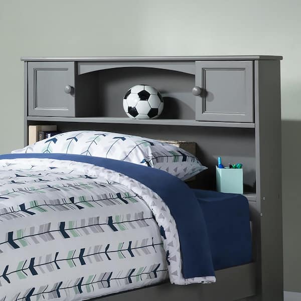 AFI Newport Full Grey Bookcase Headboard