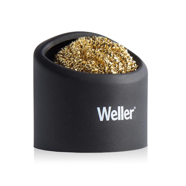 Weller Soldering Brass Sponge Tip Cleaner with Silicone Holder WLACCBSH-02  - The Home Depot