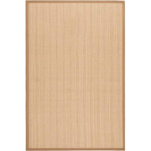 SAFAVIEH Natural Fiber Tan 5 ft. x 8 ft. Border Area Rug